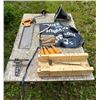 Image 3 : Box of antique tools and miscellaneous