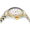 Image 9 : Rolex Mens Two Tone 36MM White Diamond Dial Datejust Wristwatch