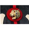 Image 5 : Gucci Navy Red Suede Leather Large NY Yankees Rajah Chain Tote Bag