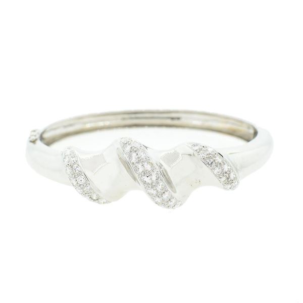 2.50 ctw Diamond 14K White Gold Bracelet