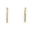 Image 2 : 2.20 ctw Diamond Hoop Earrings - 14KT Yellow Gold