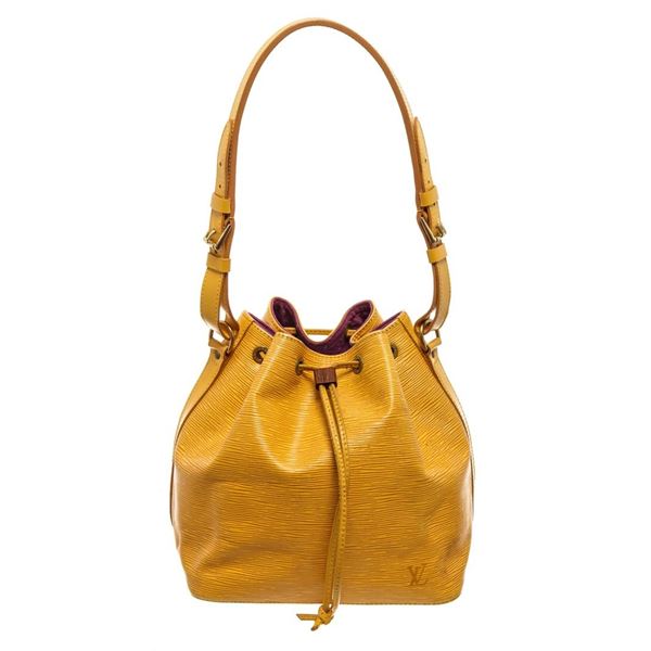Louis Vuitton Yellow Epi Leather Noe PM Bag