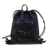 Christain Dior Blue Fabric Backpack