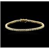 18KT Yellow Gold 4.98 ctw Diamond Tennis Bracelet