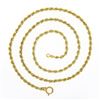 Image 3 : Unisex 14K Yellow Gold 18.5" 2.9mm Polished Solid Rope Link Chain Necklace
