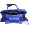 Image 5 : Christian Dior Blue Pebbled Leather Diorever Small Shoulder Bag