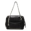 Chanel Black Leather Mademoiselle Shoulder Bag