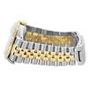 Image 4 : Rolex Mens Two Tone Champagne Index Dial 18K Yellow Gold Pyramid Diamond Bezel W