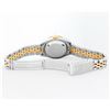 Image 7 : Rolex Ladies Quickset 2T 18K & Steel Champagne Index Dial Diamond Pyramid Bezel