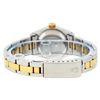 Image 7 : Rolex Ladies Quickset Two Tone Blue Vignette Diamond Oyster Band Datejust Wristw