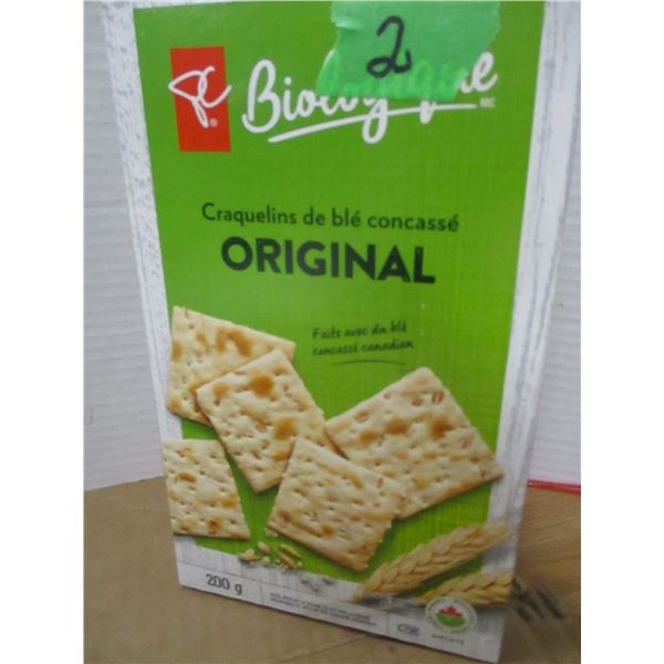 SHELF PULLS (AS IS):  STONED WHEAT CRACKERS (200G) - BOX