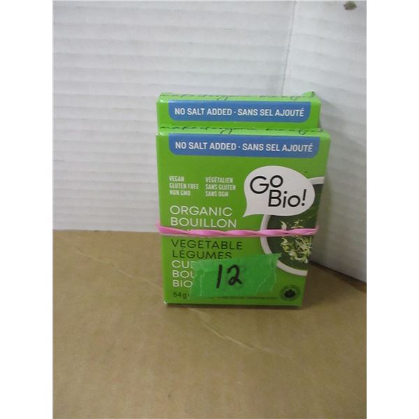 SHELF PULLS (AS IS):  VEGETABLE BOUILLION (2 X 6 CUBES) - BUNDLE
