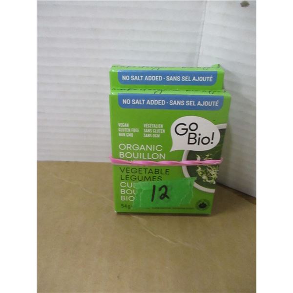 SHELF PULLS (AS IS):  VEGETABLE BOUILLION (2 X 6 CUBES) - BUNDLE