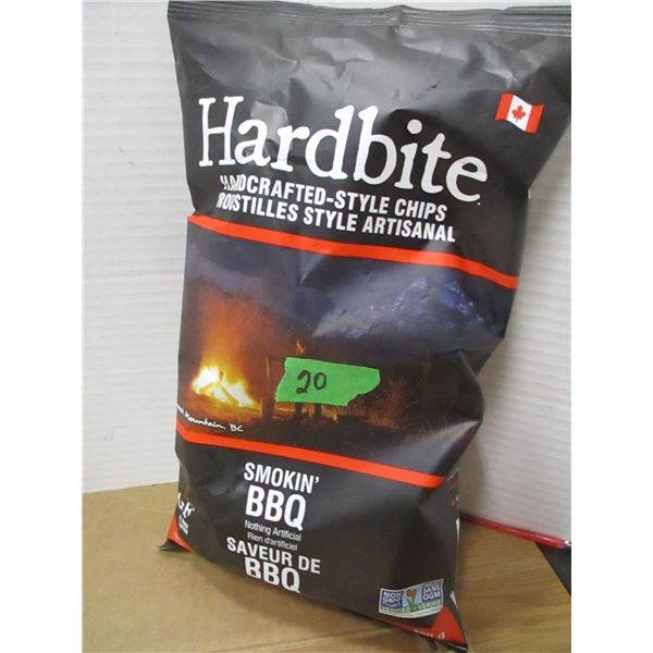 SHELF PULLS (AS IS):  HARD BITE BBQ CHIPS (150G) - BAG
