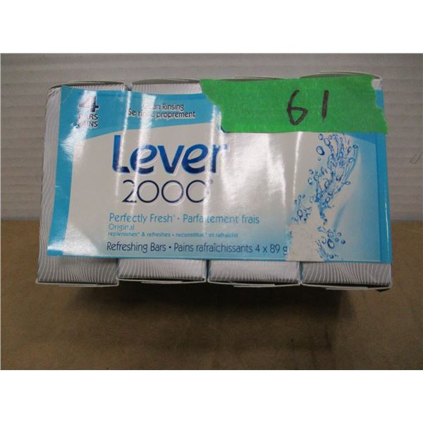 STORE CLOSE-OUT (AS IS):  LEVER 2000 SOAP (4 BARS)