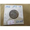 Image 1 : 1943 USA LINCOLN SIVLER PENNY (RARE)