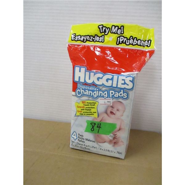 STORE CLOSE-OUT (AS IS):  CHANGING PADS (4) - PACKAGE