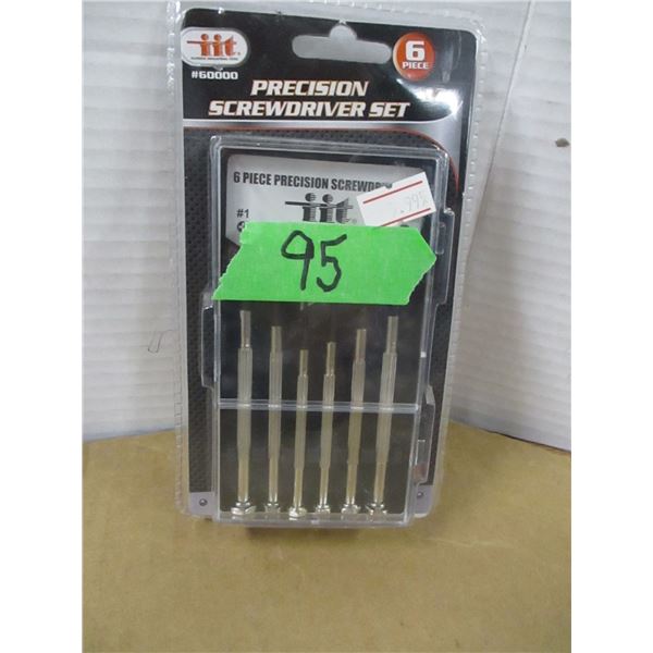 STORE CLOSE-OUT (AS IS):  5 PIECE PRECISION SCREDRIVER KIT