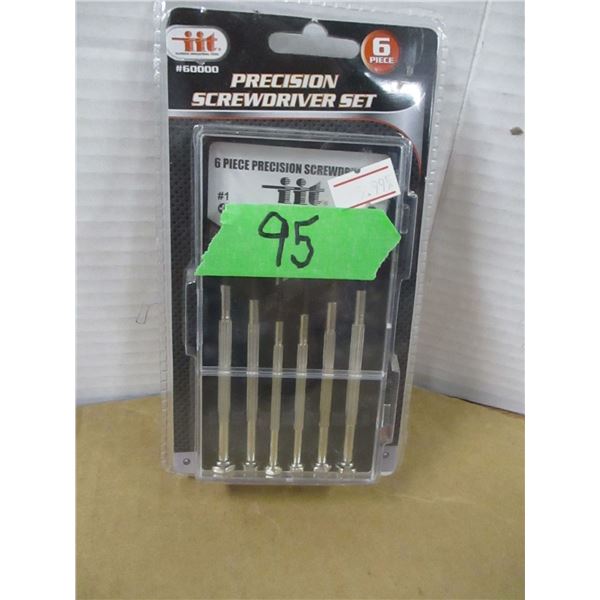 STORE CLOSE-OUT (AS IS):  5 PIECE PRECISION SCREDRIVER KIT