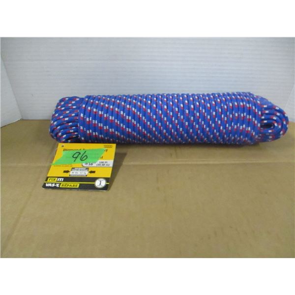 STORE CLOSE-OUT (AS IS):  5/6 X 100' BRAIDED ROPE