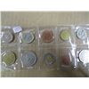 Image 1 : STOCK SHEET 10 WORLD COINS