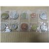 Image 2 : STOCK SHEET 10 WORLD COINS