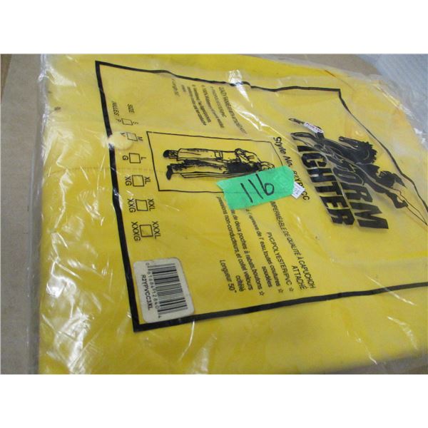 STORE CLOSE-OUT (AS IS):  3 PIECE RAIN SUIT (SIZE XXXL)