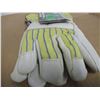 Image 2 : STORE CLOSE-OUT (AS IS):  GRAIN LEATHER GLOVES (ONE SIZE) - PAIR