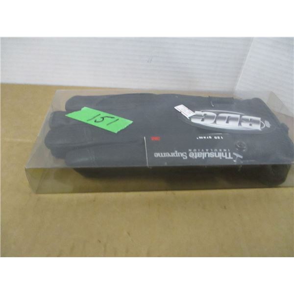 STORE CLOSE-OUT (AS IS):  THINSULATE SUPREME GLOVES (SIZE MEDIUM) - PAIR