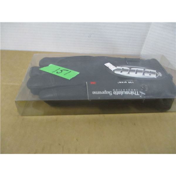 STORE CLOSE-OUT (AS IS):  THINSULATE SUPREME GLOVES (SIZE MEDIUM) - PAIR