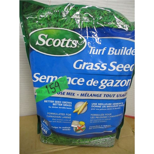 STORE CLOSE-OUT (AS IS):  SCOTTS TURF BUILDER ALL PURPOSE GRASS SEED (2 LBS) - BAG