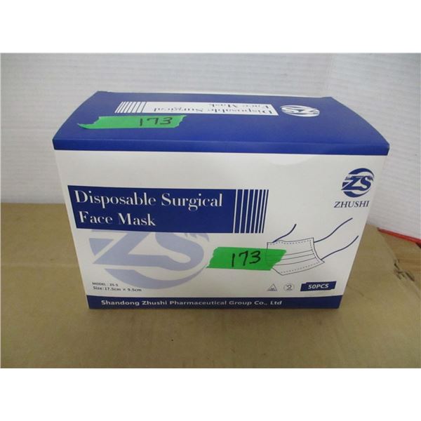 STORE CLOSE-OUT (AS IS):  FACE MASKS (50) - BOX