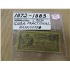 Image 1 : 1862 - 1883 CUBA FRACTIONAL BANK NOTE (RARE)