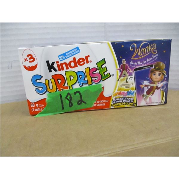 SHELF PULLS (AS IS):  KINDER SURPRISE (3) - BOX