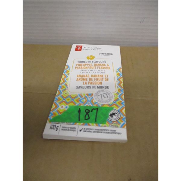 SHELF PULLS (AS IS):  WORLD OF FLAVOR CHOCOLATE BAR (100G)
