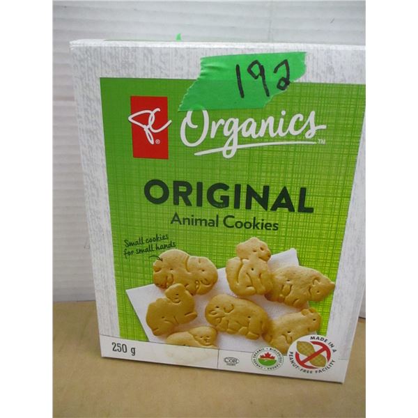 SHELF PULLS (AS IS):  ANIMAL COOKIES (250G) - BOX