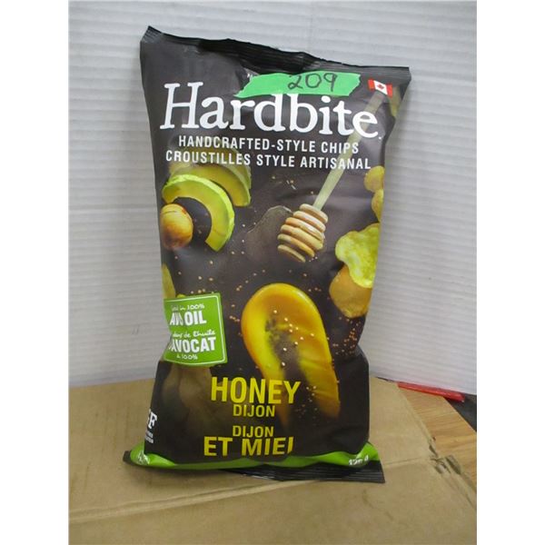 SHELF PULLS (AS IS):  HARD BITE HONEY DIJON CHIPS (128G) - BAG