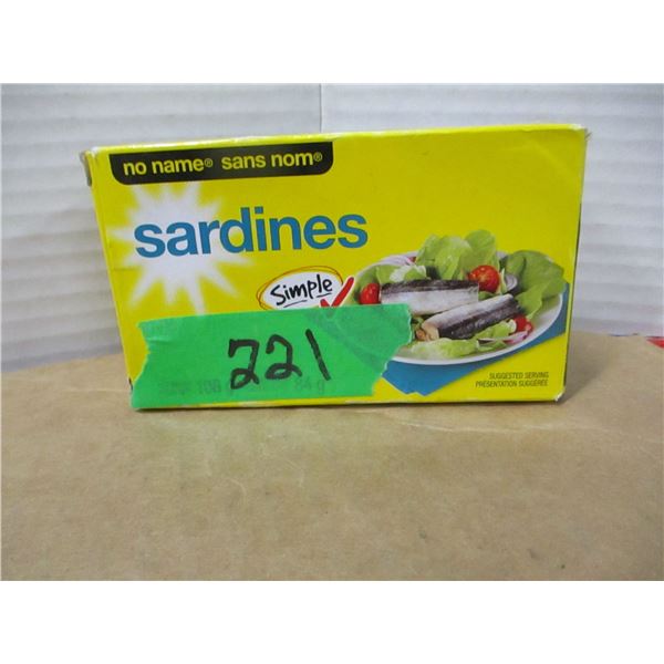 SHELF PULLS (AS IS):  SARDINES (84G) - CAN
