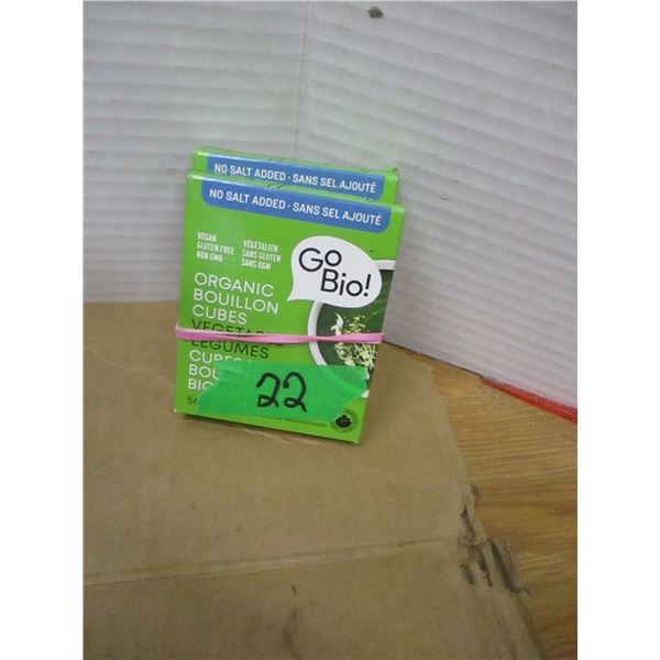 SHELF PULLS (AS IS):  VEGETABLE BOUILLION (2 X 6 CUBES) - BUNDLE