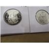 Image 2 : 1983 - 1995 PROOF CAMEO CANADA HALF DOLLARS