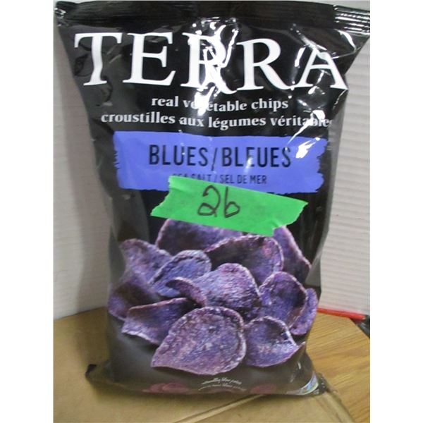 SHELF PULLS (AS IS):  TERRA BLUE CHIPS (141G)