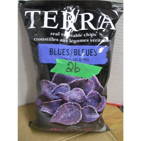 SHELF PULLS (AS IS):  TERRA BLUE CHIPS (141G)