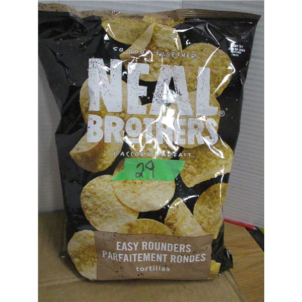 SHELF PULLS (AS IS):  NEAL BROS ROUNDERS CHIPS (300G)