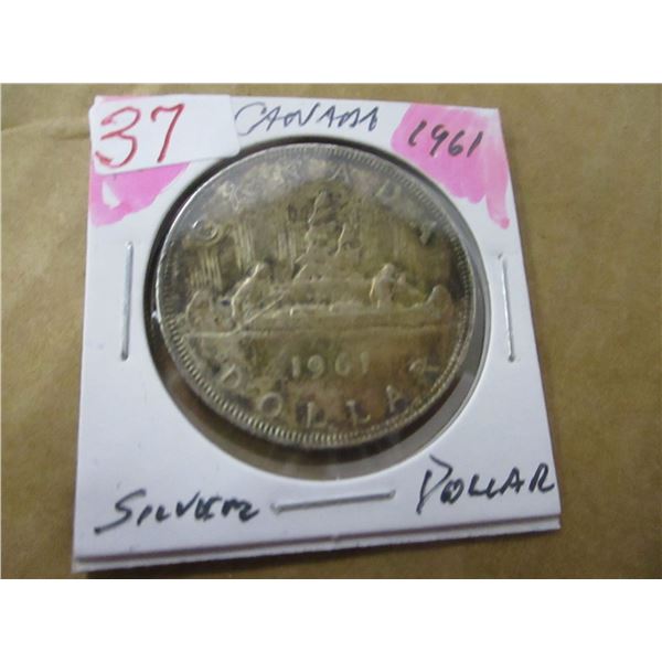 1961 CANADA SILVER DOLLAR