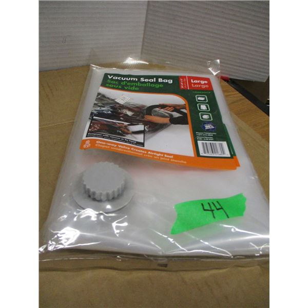STORE CLOSE-OUT (AS IS):  LARGE VACUUM SEAL BAG