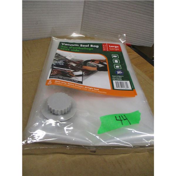 STORE CLOSE-OUT (AS IS):  LARGE VACUUM SEAL BAG