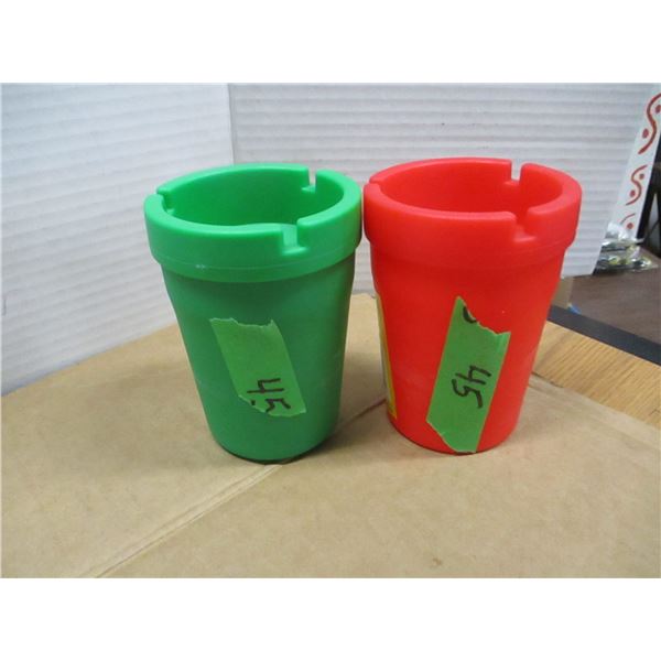 STORE CLOSE-OUT (AS IS):  2 BUTT OUT CUPS