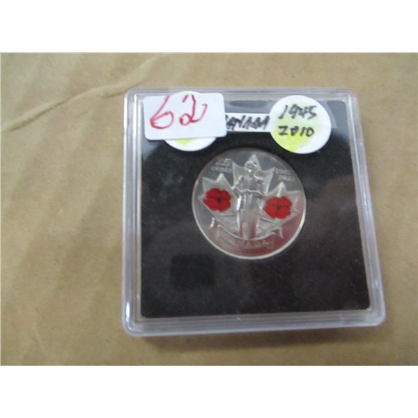 1945 - 2010 CH/BU DOUBLE POPPY QUARTER