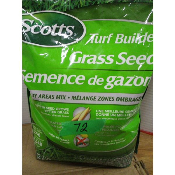 STORE CLOSE-OUT (AS IS):  SCOTTS TURF BUILDER SHADY GRASS SEED (2 LBS) - BAG