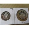 Image 2 : 1971 - 1996 PROOF CAMEO CANADA HALF DOLLARS